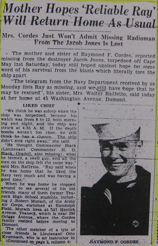 Bergen Evening Record March 5, 1942